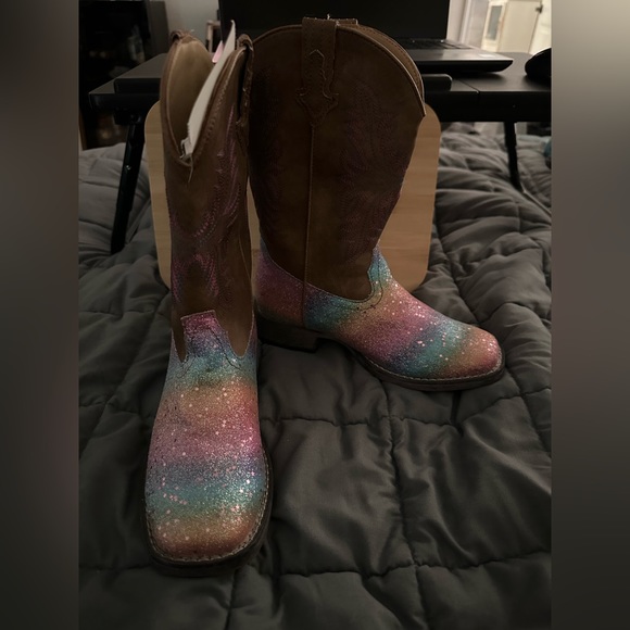 Youth Roper Rainbow boots NWT - Picture 2 of 6